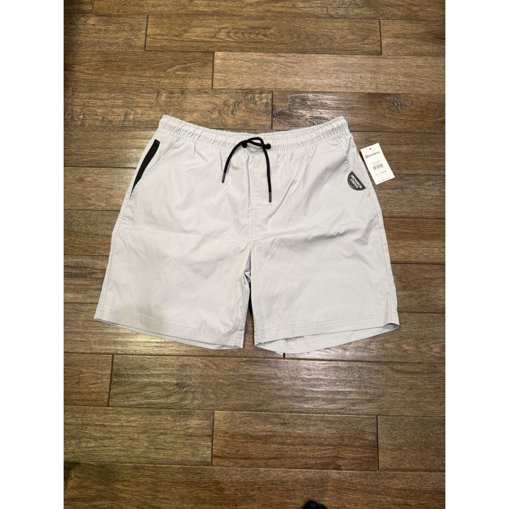 Southpole Shorts Mens Large Cool Grey Standard Issue Mechanical Stretch NWT